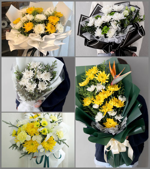 江苏镇江丹阳市陵口镇白事花束代送
